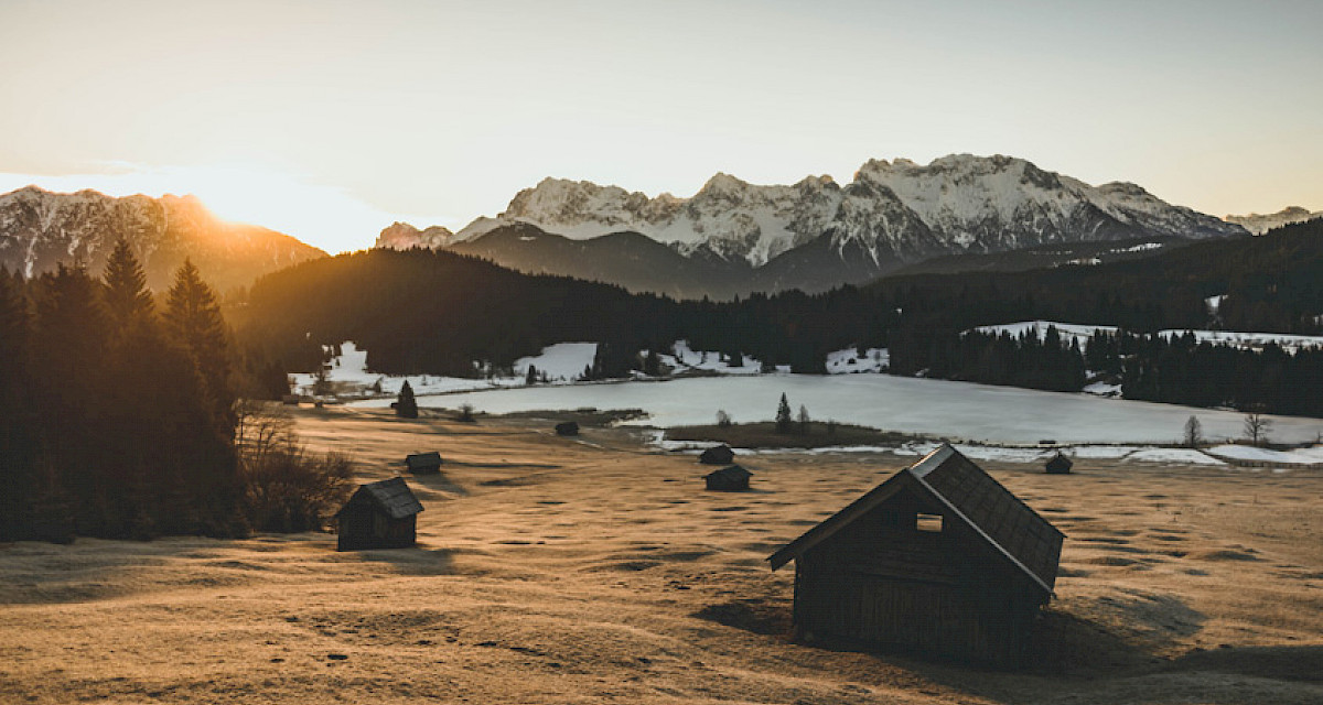 Unsere Welt alpiner Deko